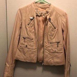 New York & Company Faux Leather Jacker